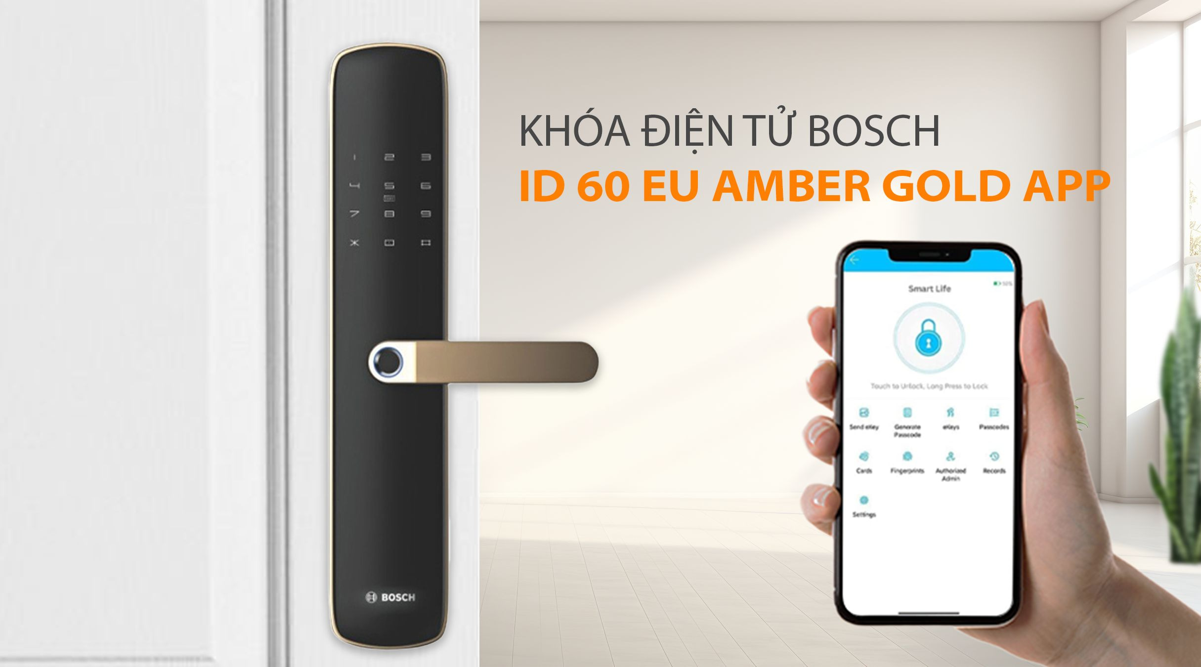 Tính năng quản lý từ xa qua app điện thoại